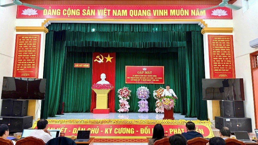 UBMTTQ xã Kỳ Văn tổ chức gặp mặt kỷ niệm 95 năm ngày Truyền thống MTTQ Việt Nam 18/11/1930 - 18/11/2025