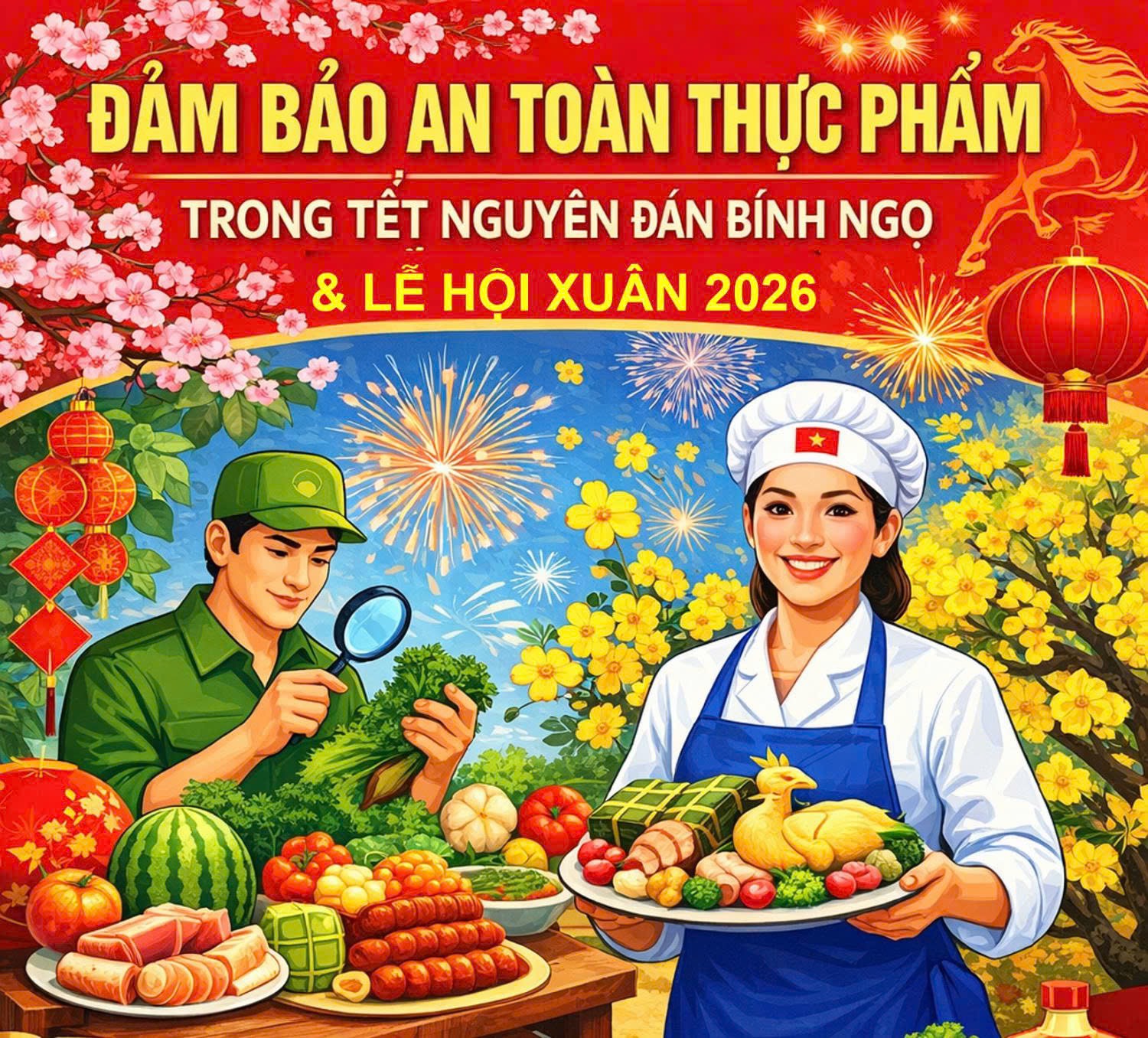 Truyền thông an toàn thực phẩm dịp Tết nguyên đán Bính ngọ 2026