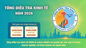 Tổng điều tra kinh tế năm 2026 trên phạm vi toàn quốc.