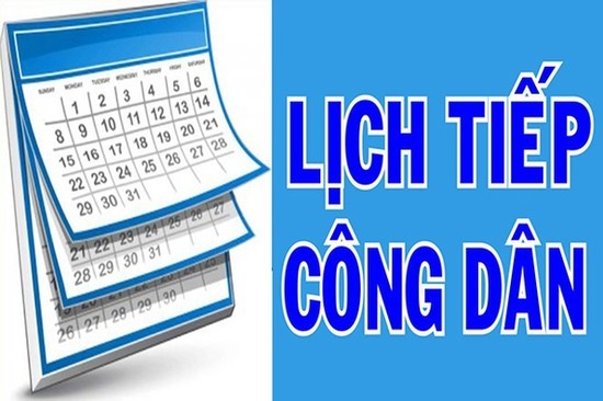  Thông báo Tiếp dân định kỳ tháng 8 năm 2025