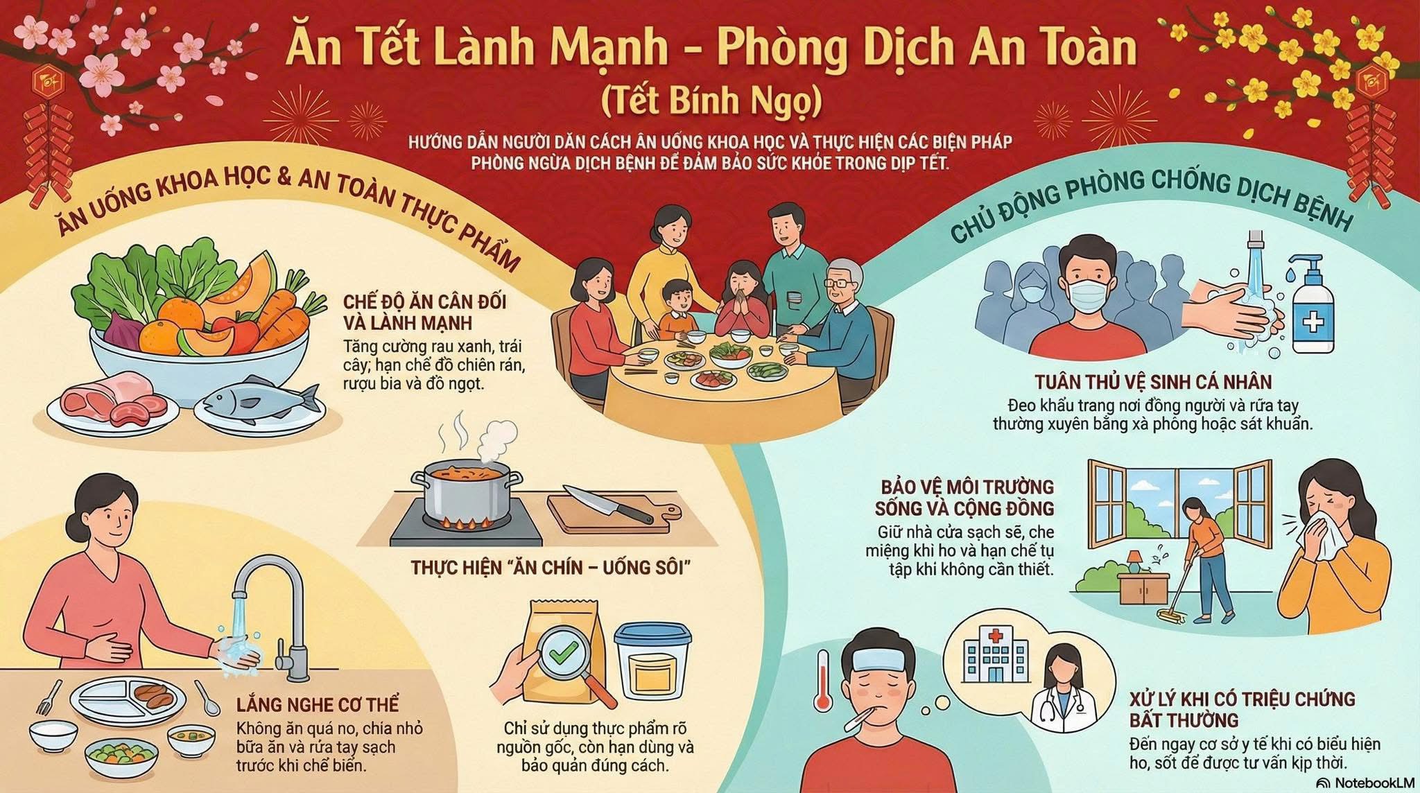 Trạm Y tế xã Kỳ Văn chủ động phòng chống dịch bệnh trước, trong và sau Tết Nguyên đán Bính Ngọ 2026