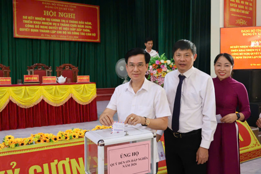 Ủy ban Mặt trận tổ quốc Việt Nam xã Kỳ Văn kêu gọi, vận động toàn dân tham gia ủng hộ Quỹ "Đền ơn đáp nghĩa" năm 2026