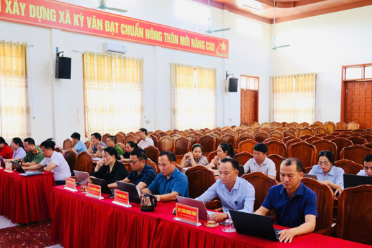Ban chỉ đạo về phát triển khoa học, công nghệ, đổi mới sáng tạo và chuyển đổi số xã Kỳ Văn giao ban quý II/2026 