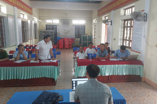 Giải quyết tranh chấp đất đai góp phần ổn định trật tự an toàn xã hội trên địa bàn xã