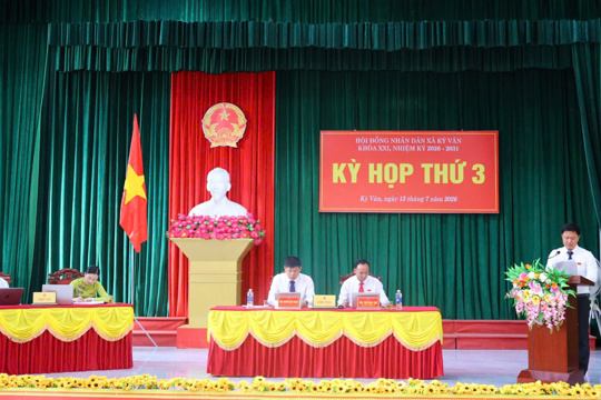 Hội đồng nhân dân xã Kỳ Văn, Khóa XXI tổ chức thành công kỳ họp thường lệ giữa năm 2026