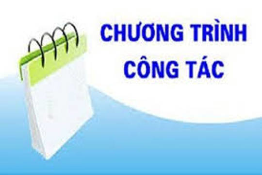 Chương trình công tác tháng 6 năm 2026 