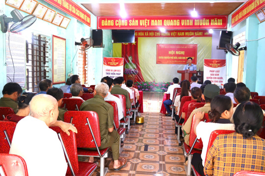  Kỳ Văn tổ chức Hội nghị tuyên truyền, phổ biến giáo dục pháp luật quý III năm 2026 tại thôn Đất Đỏ 