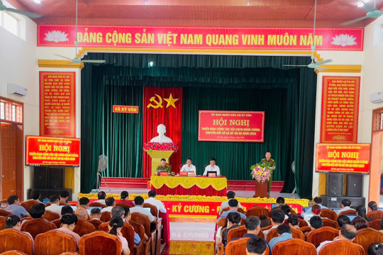 Kỳ Văn triển khai công tác cải cách hành chính, chuyển đổi số và Đề án 06 năm 2026