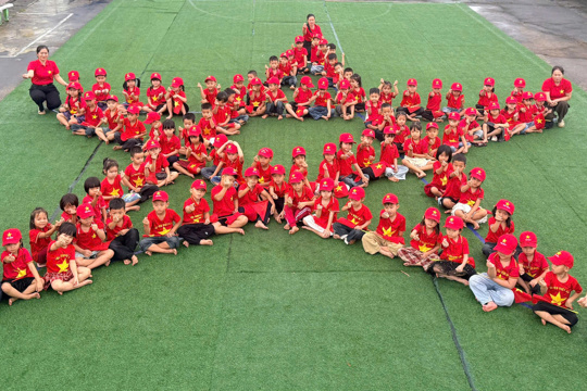 Trường Mầm non Kỳ Tây với hoạt động chào mừng kỷ niệm 51 năm ngày giải phóng miền Nam (30/4/1975 - 30/4/2026).