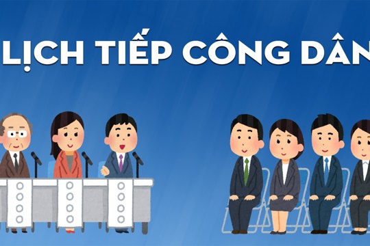 Thông báo Lịch tiếp công dân của Chủ tịch Ủy ban nhân dân xã