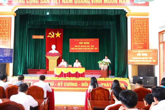 Xã Kỳ Văn tổ chức hội nghị tổng kết năm học 2025-2026, triển khai nhiệm vụ năm học 2026-2027