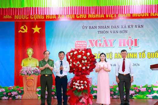 Thôn Văn Sơn, xã Kỳ Văn tổ chức Ngày hội toàn dân bảo vệ an ninh Tổ quốc năm 2026