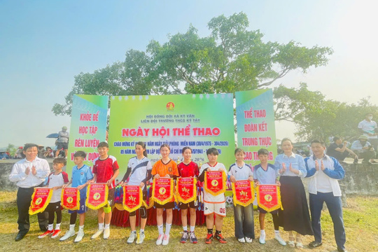 Sôi nổi Ngày hội Thể thao tại trường THCS Kỳ Tây 