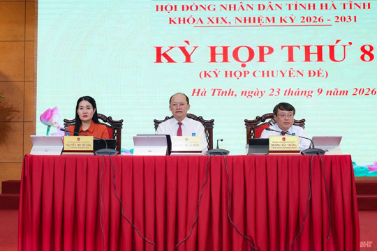 HĐND tỉnh Hà Tĩnh thông qua 13 Nghị quyết tại Kỳ họp thứ 8, trong đó có nội dung phê duyệt Nghị quyết đầu tư công có công trình cấp nước sạch xã Kỳ Văn 