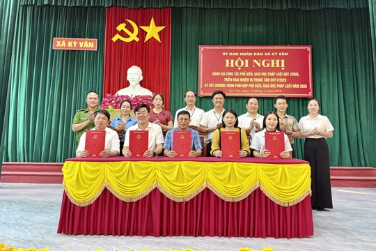 Xã Kỳ Văn đánh giá công tác phổ biến giáo dục pháp luật quý I năm 2026