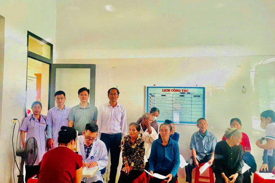 Trạm y tế xã Kỳ Văn tổ chức chiến dịch khám sàng lọc sức khỏe cho Nhân dân 