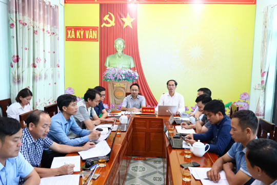 Xã Kỳ Văn triển khai nhiệm vụ đo đạc lập bản đồ địa chính và hoàn thiện hồ sơ địa chính 