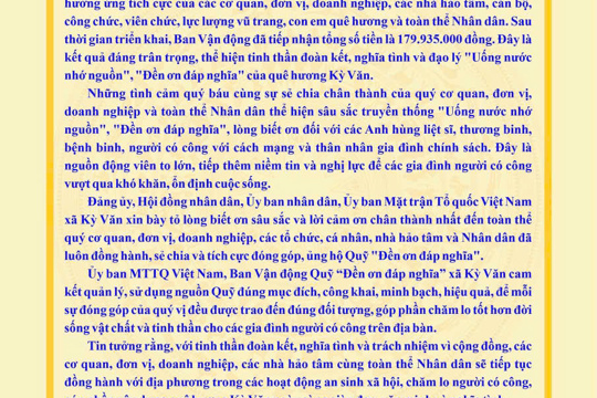 Thư cảm ơn 