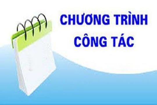 Chương trình công tác tháng 7 năm 2026 