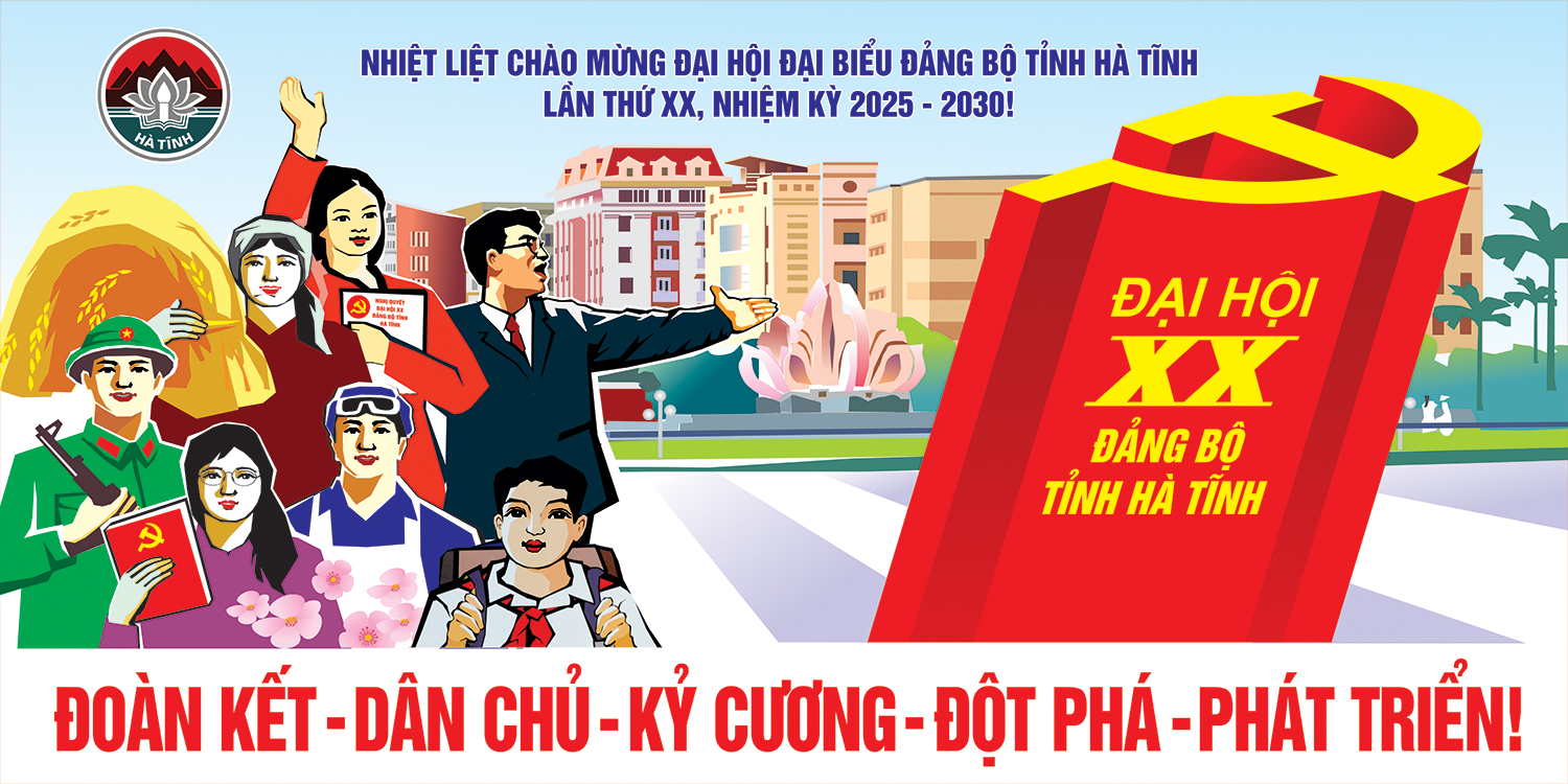 Công văn đẩy mạnh công tác Tuyên truyền Đại hội Đảng bộ Tỉnh Hà Tĩnh lần thứ XX, nhiệm kỳ 2025 - 2030