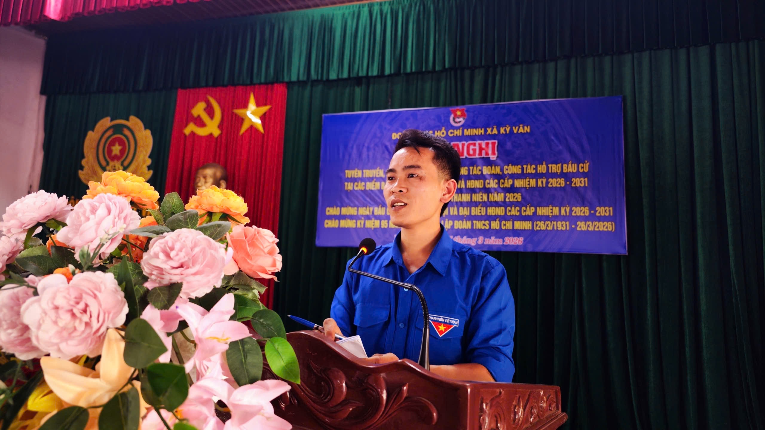 Đoàn xã Kỳ Văn tổ chức hội nghị phát động hưởng ứng tháng thanh niên năm 2026