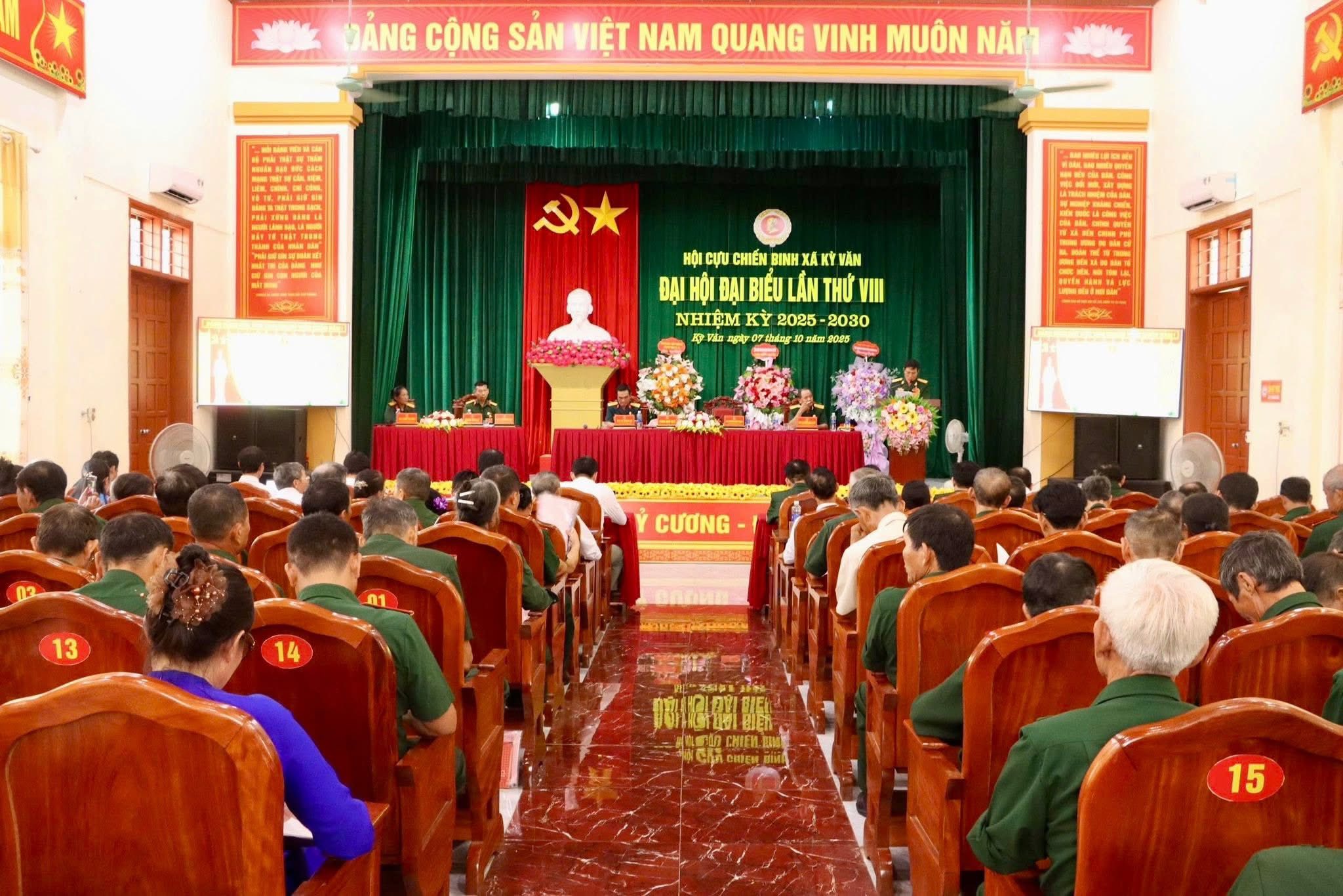 Cựu chiến binh Kỳ Văn  quyết tâm "Trung thành - Gương mẫu" nhiệm kỳ 2025 -2030! 